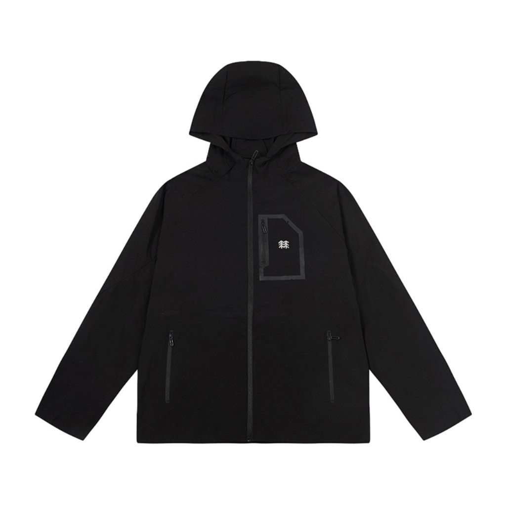 Kolon Sport Black Outdoor Leisure Jacket